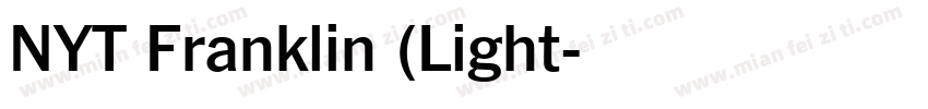 NYT Franklin (Light字体转换